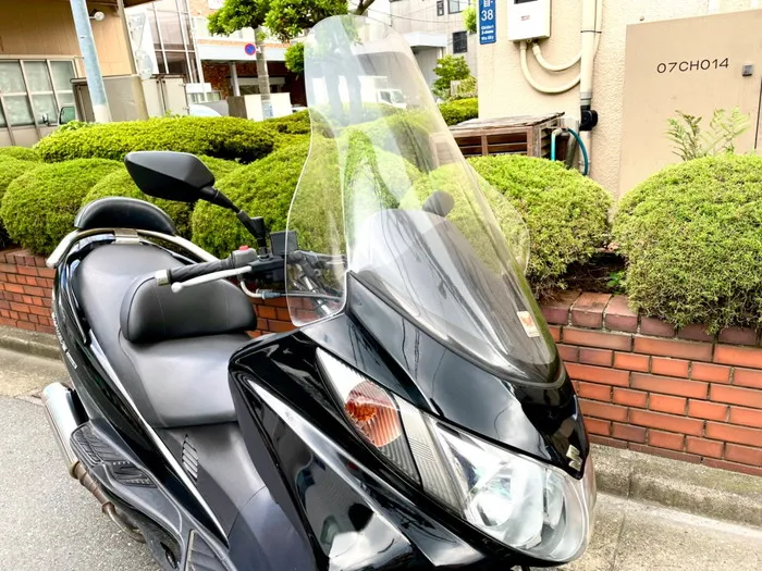 スカイウェイブ250 大型スクリーン装備