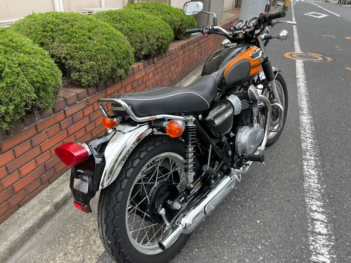 W800 キレイな車体周り